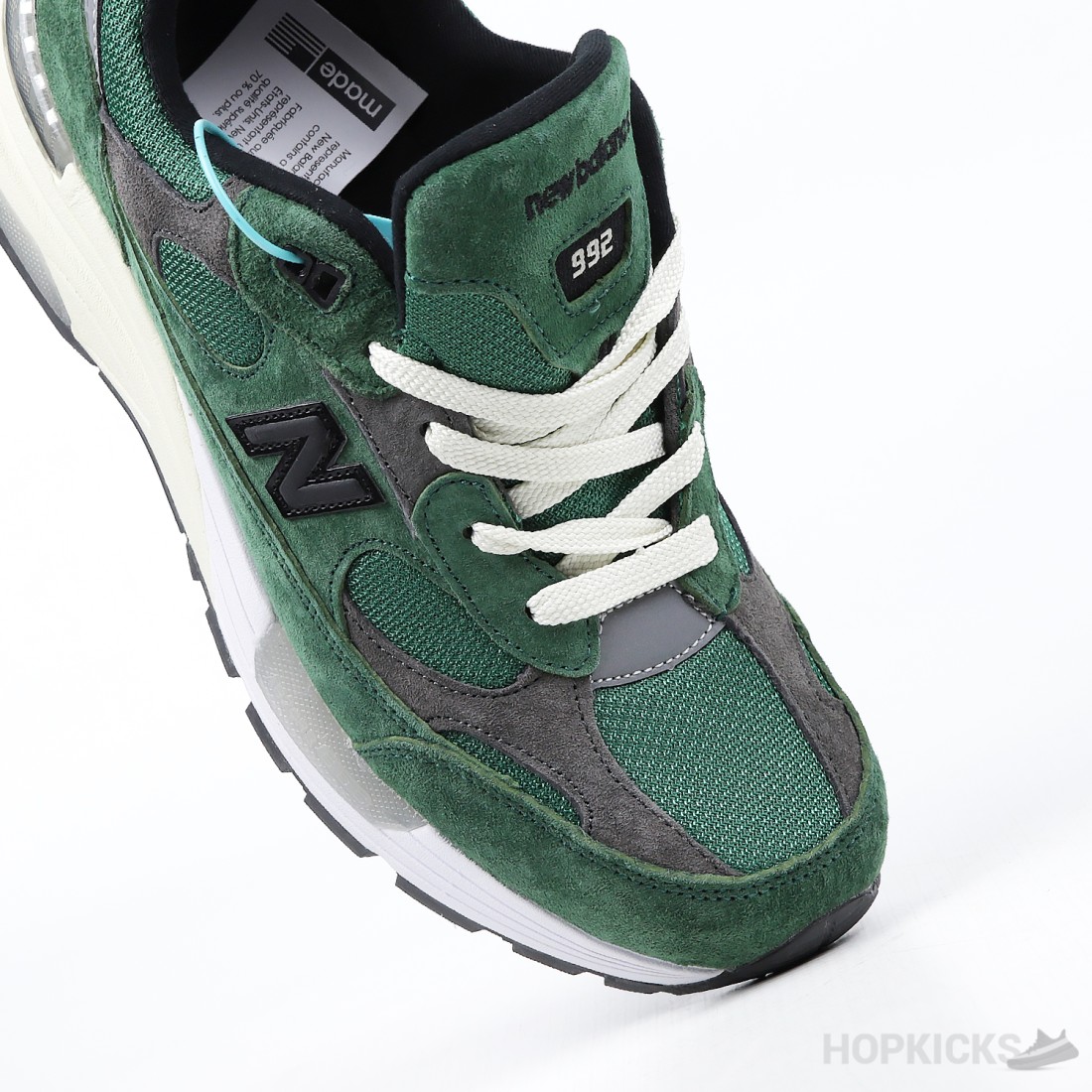 jjjjound x new balance 992 green